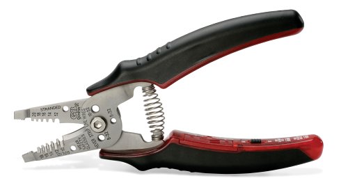 GB GST-55 10 Gauge to 18 Gauge Solid and Stranded Circuit Alert Voltage Sensing Stainless Wire Stripper