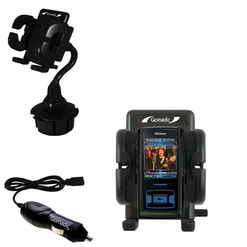 Memorex MMP8620 Auto Cup Holder with Car Charger - Uses Gomadic TipExchange