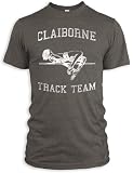 Vintage Distressed Claiborne Track & Field Tri-Blend T-Shirt