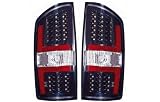 ***PAIR (DRIVER & PASSENGER SIDE INCLUDED)*** 07-08 DODGE RAM PICKUP ALTEZZA TAIL LIGHTS ( W/ LED, BLACK ) 2007 2008