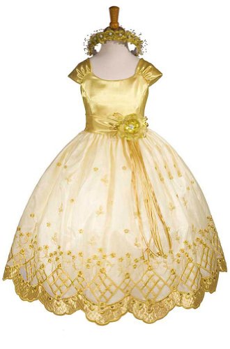 Image #1 of Gold Flower Girl