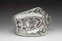 Silver Spoon Silver Plate Empire Spoon Ring