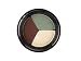 Smashbox Eye Shadow Trio 0.79oz/2.25g SMASHING FILM STAR(silver sparkle/metallic pewter/shimmery bronze)