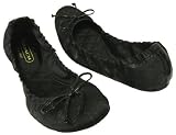 Coach Jilly Black Signature Ballet Flats Shoes New