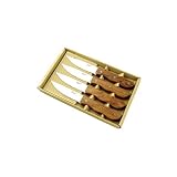 Review WD lifestyle WDE020 / Italian Set of 4 Jumbo Rosewood Handle Steak Knives.