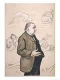 Jean-Martin Charcot French Neurologist with Some of His Patients Depicted in the Background Collections Giclee Poster Print by Paul Renouard, 9x12