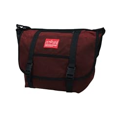 Manhattan Portage Kuriertasche (mittelgro�, gewachstes Canvas), rot (UK Import)