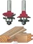 Freud 99-261 1-11/16-Inch Matched Rail and Stile Bit Set with 23/32-Inch Carbide Height