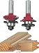 Freud 99-261 1-11/16-Inch Matched Rail and Stile Bit Set with 23/32-Inch Carbide Heig...