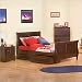 Atlantic Furniture Set of: 6920X and Sleigh Bed with Ma... Sleigh Bed Room Set With Windsor Case Go
