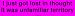 I just got lost in thought It was unfamiliar territory Bumper Sticker