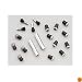 McGard 65554BK Chrome/Black SplineDrive Wheel Installation Kit (M12 x 1.25 Thread Size) - For 5 Lug Wheels