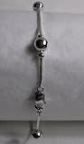 BRACELET ARGENT BOULE 18.5CM