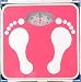 Child Bathroom Scale Pink footprints, Glass Bathroom Scales,Postal Scales,Body Fat Scales also available!