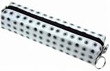 3D Lenticular Pencil / Cosmetic Purse / Case, GLOBO, DOTS , BLACK