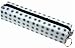 3D Lenticular Pencil / Cosmetic Purse / Case, GLOBO, DOTS , BLACK