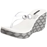 Grendha Womens Brilliant High Wedge Thong