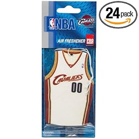 ProScent Paper, NBA Cleveland Cavaliers, Jersey Shaped Automotive Air Freshener (Pack of 24)