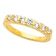 18K Yellow Gold Diamond Wedding/Anniversary Band - 0.33 Ct.