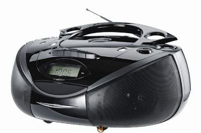 Grundig RR CD 3700 MP3 tragbares Stereoradio (Radio, CD) silber/schwarz