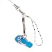 Hand Crafted Cellular Phone Charm - Fashion Flip Flop - Blue