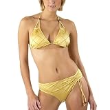 Isaac Mizrahi for Target Gold Flocked Swimwear