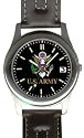 U.S. Army Insignia Watch w/Leather Band