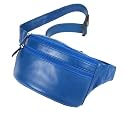 Lucrin - Sky Blue leather Belt bag