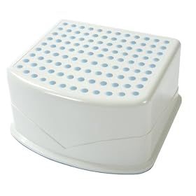 Tippitoes Step up Stool - White/Blue