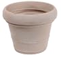 Telcom USA Inc. DBL12AD  12" Standard Rolled Rim Planter with Adobe Finish