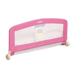 Tomy Folding Bed Rail (Pink)