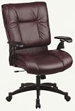 Deluxe Burgundy Conference Chair With Cantilever Arms By Office Star