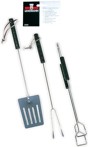 Landmann Grillbesteck verchromt 3 tlg. Preisvergleich