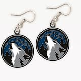 Minnesota Timberwolves Official Logo Earrings