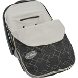 JJ Cole Lite Embroidered Infant Bundle Me - Graphite