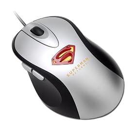 i-rocks Superman Optical Mouse (Silver)