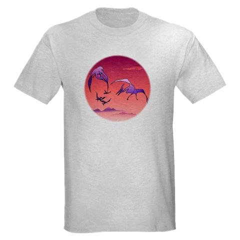 41W0NqqhbJL Pterodactyl Ash Grey TShirt Funny Light TShirt by CafePress = Nerdy TShirt