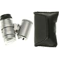 SE Mini 45X Brass Microscope w/ Illuminator