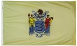 Annin New Jersey State Flag 3 by 5 Foot