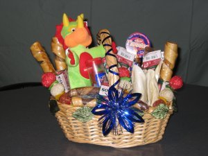 Holiday Basket for Small Dog