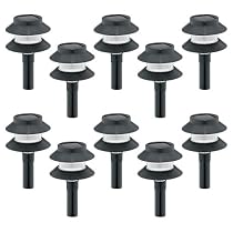 Malibu Outdoor Tier Ten-Light Solar Powered Light Kit, Black Plastic #LZ1-10