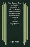 New Qumran Texts and Studies: Proceedings of the First Meeting of the International Organization for Qumran Studies, Paris 1992 (Studies on the Texts ... (Studies of the Texts of Thedesert of Judah)