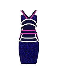 Sexy V-neck Nylon/Rayon/Spandex Bandage Dress/Bodycon Dress/Club Dress/Party Dress 