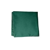 New Mens Solid Forest Green Pocket Square Hanky