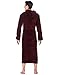 Noble Mount Mens Premium Coral Fleece Full Length Plush Spa/Bath Robe
