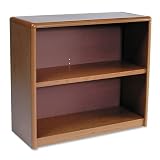Value Mate® Series Steel Two Shelf Bookcase, 31-3/4w x 13-1/2d x 28h, Medium Oak (SAF7170MO)