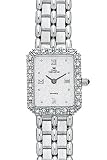 Euro Geneve 14K White Gold and Diamond Women's Watch