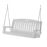 Poly-Wood Nautical Swing - White