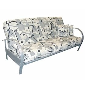 Evolution Full Futon Frame - Silver