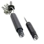 Tool Logic KSLP3 Detachable LED Flashlight With Diamond Sharpener, Translucent Sleeve and Key ring, Black